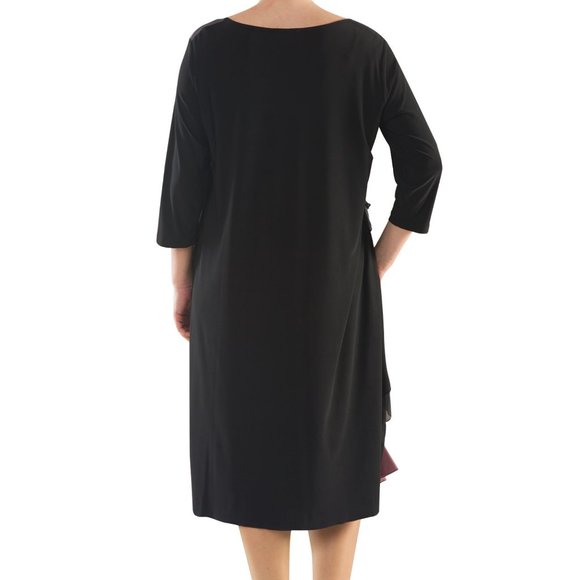 Plus Size Jersey Spanish Dress - La Mouette - Picture 2 of 3